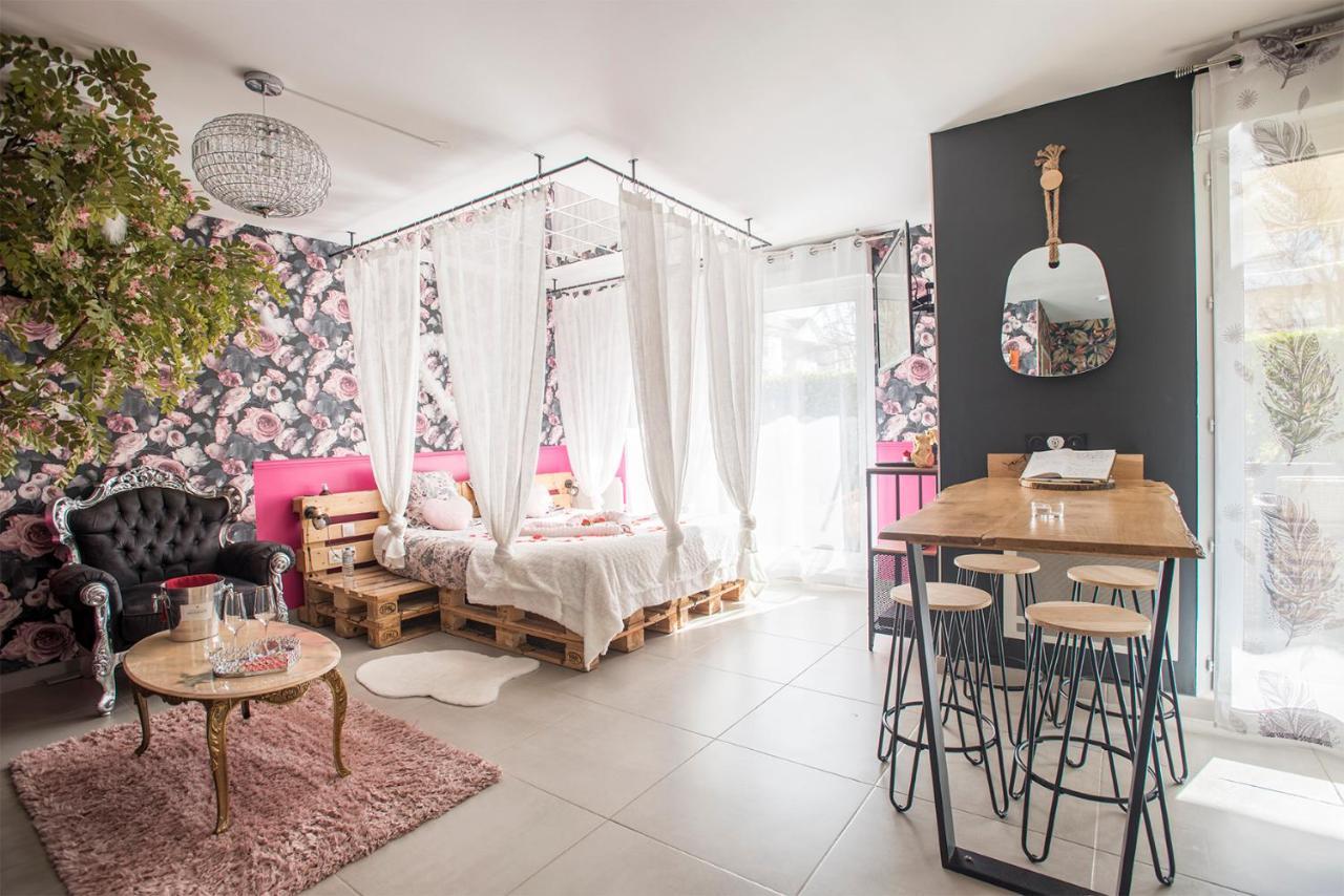 Romantisme Et Glamour 2 Avec Spa , Clim Et Jardin Digione Esterno foto